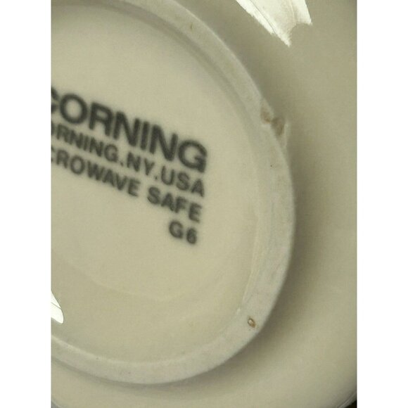 Corelle By Corning Coffee Cups Spring Pond Pattern Introduced 1985 Set Of Three - Picture 9 of 11